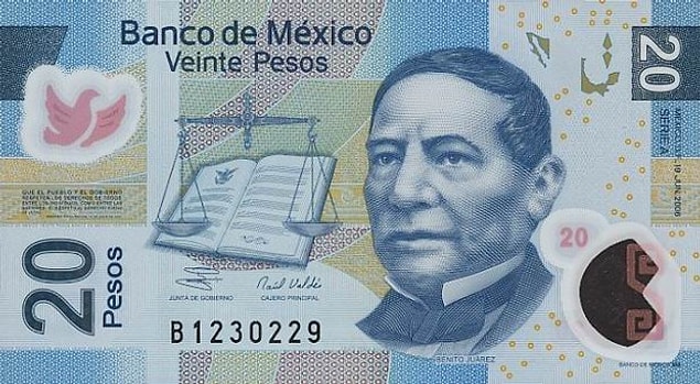 40. Meksika Pezosu / Benito Juárez