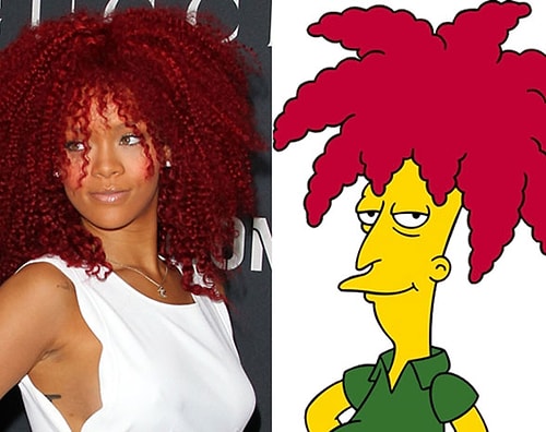 Rihanna tarzını çizgi filmlerden çıkarıyor demek, çakaaal...