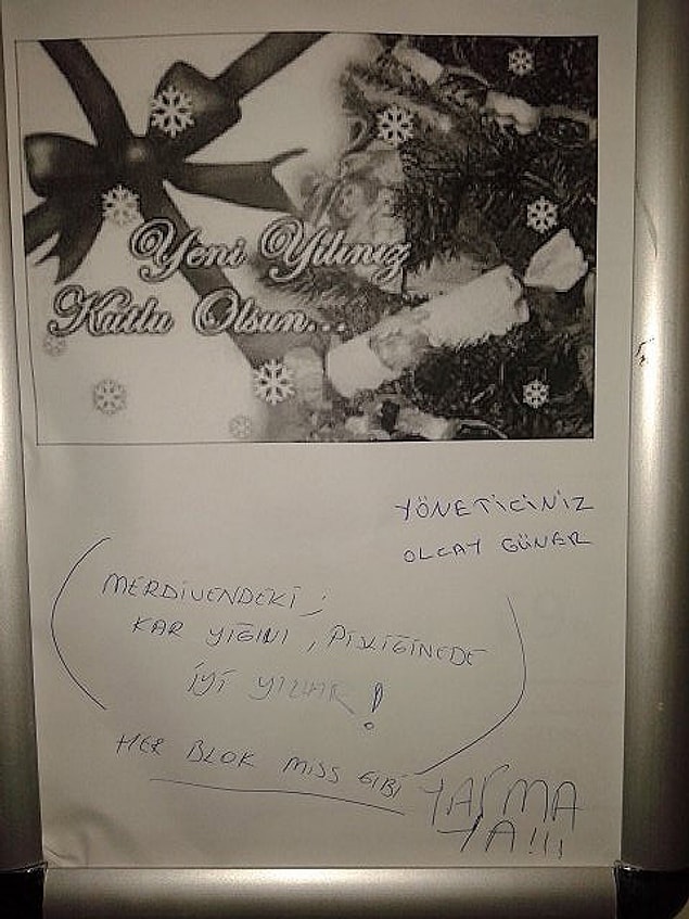 5. Sıçarım Noel'inize apartman pis ulan!