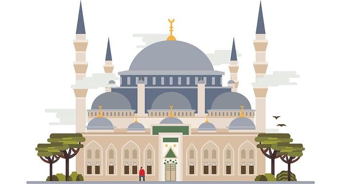 İstanbul'un En Ünlü Mimari Eserlerini Sembolize Eden Çalışmadan 12 İllüstrasyon