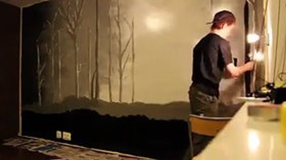 Из спальни в лес по мановению волшебной кисти художника