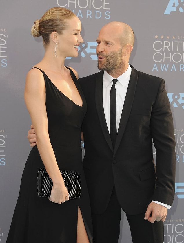2. Jason Statham & Rosie Huntington Whiteley