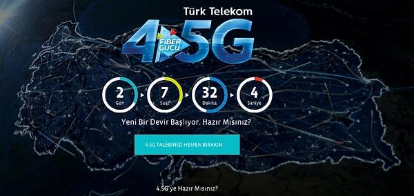 Türk Telekom 4.5G’ye geçiş: