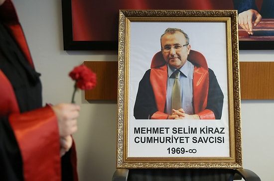 Savcı Mehmet Selim Kiraz İçin İstanbul Adalet Sarayı'nda Tören