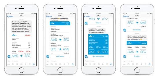 Artık Facebook Messenger’dan Uçak Bileti Yönetilebiliyor