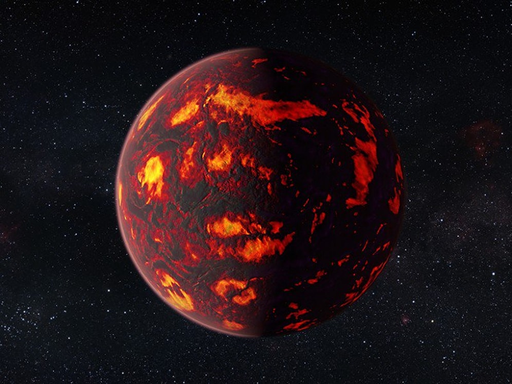 NASA, Lavla Kaplı 'Süper Dünya'nın Atmosferini İnceledi