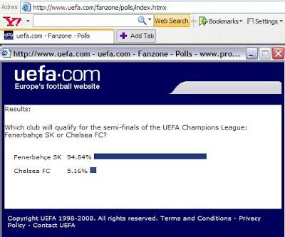 11. UEFA, Türkleri anketle sınamakta ısrarlıydı.