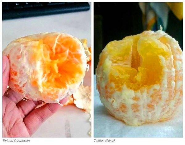 17. Portakalı, mandalinayı parça parça değil de bütün halde ısırarak yiyenler.
