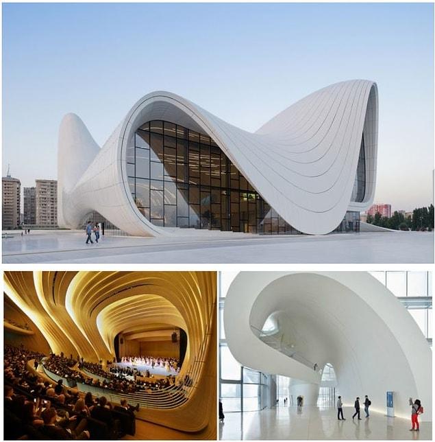 13. The Heydar Aliyev Cultural Centre, Baku, Azerbaijan