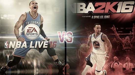 NBA Live ve NBA 2K Oyunlarının Çıktığı Günden Bügüne Kapak Fotoğrafları