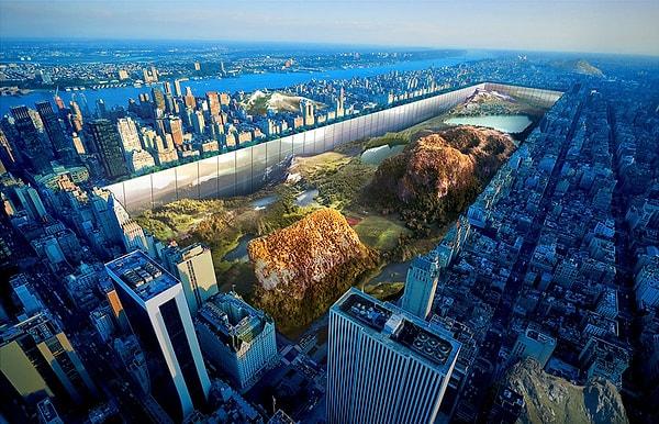 "3 km²'lik bir alana yayılan şehir parkı Central Park, New Yorklulara yoğun kent hayatından uzaklaşma fırsatını sunuyor. Ancak, nüfusun yalnızca bir kısmı bunun tadını çıkarabiliyor."