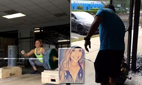 Halteri Kaldıramayıp Spor Salonunun Camlarını İndiren Kadın