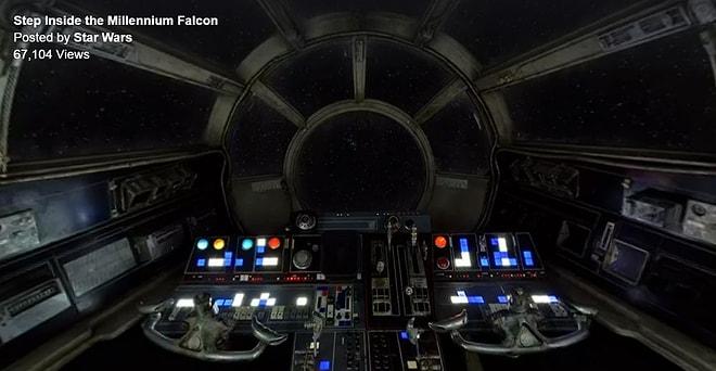 Millennium Falcon'un Kokpitinde 360° Sanal Tura Ne Dersiniz?