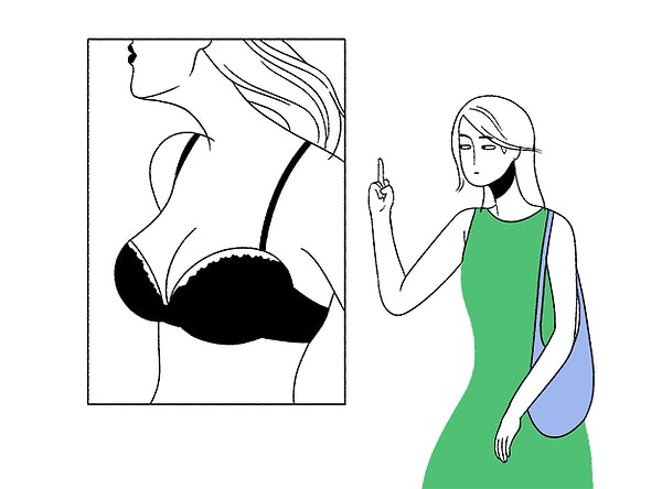 5. Когда увидела упругую и красивую грудь и не понимаешь, почему гравитация так сильно тебя ненавидит