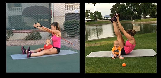 10 вдохновляющих видео от спортивной мамы, заставляющих встать с дивана