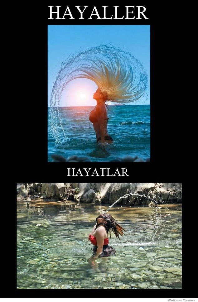 Denizden çıkarken