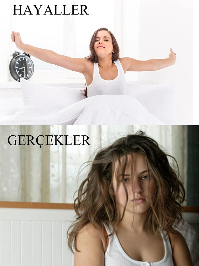 Sabah uyandığımızda