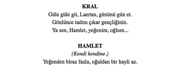 7. Hamlet ne demek istiyor?