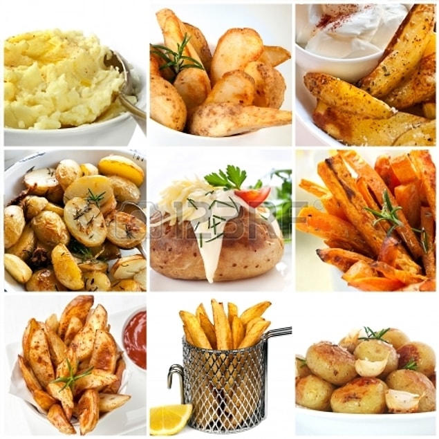 7. Something for everyone! Fried for kids, salad for women, chips for guys, and mashed for the elderly...Know your audience!