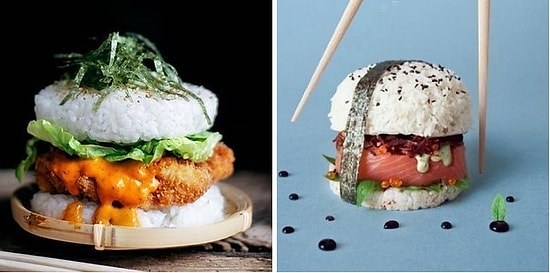 Instagram'da Yükselişe Geçen Yepyeni Yemek Trendi: 'Sushi-Burger'