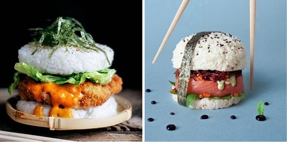 Instagram'da Yükselişe Geçen Yepyeni Yemek Trendi: 'Sushi-Burger'