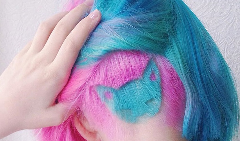 Прическа "радужная кошечка" - новый хит Instagram