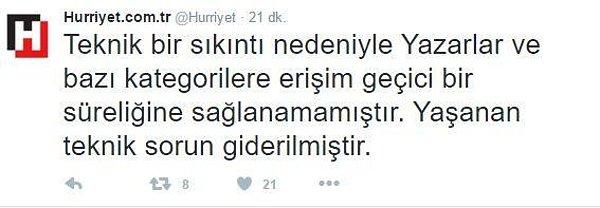 Hürriyet'in, Ayşe Arman'ın 'Kılıçdaroğlu yüzde 100 haklı" başlıklı yazısını sansürlediği iddia edildi.