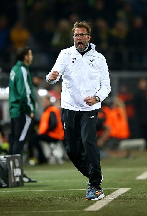 Maçta ilk gol atıldığında Jürgen Klopp'un sevinci de kameralara yansıdı
