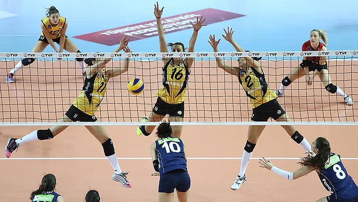 Voleybolda Dörtlü Final Heyecanı