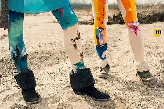 Фантазийные колготки от сербского дизайнера