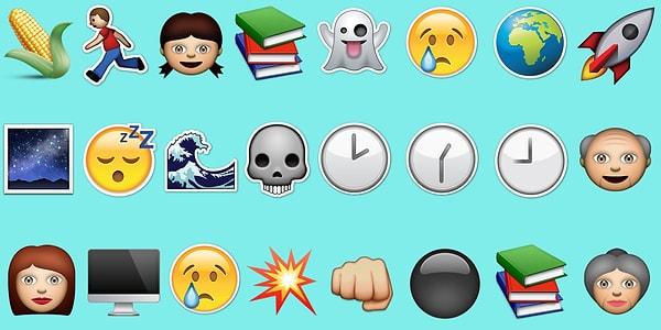 20. Son soru: Emojiler ile baştan sona ana hatlarıyla anlatılan film hangisi olabilir?