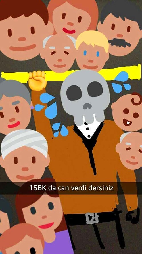 Onedio Çiziktirme Kuşağı Tam Gaz: Bir Yumruk Emojisi Üstüne Çizilmiş 35 Yaratıcı Snap