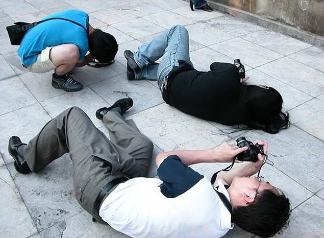 8. Japanese tourists are dying because they haven't been able to take any photos for the last 10 minutes.