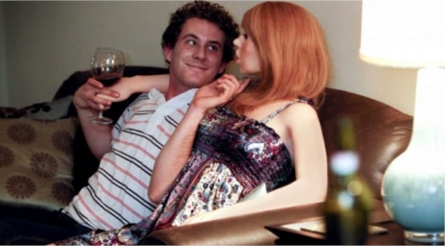 10. Smiling with a sex doll