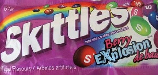 6. Skittles Şeker Ambalajı