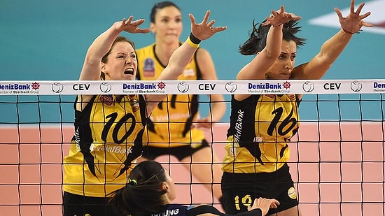 Avrupa'da Vakıfbank İkinci, Fenerbahçe Grundig Üçüncü Oldu