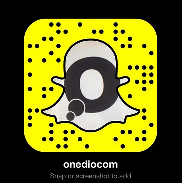 Onedio Snapchat'te!