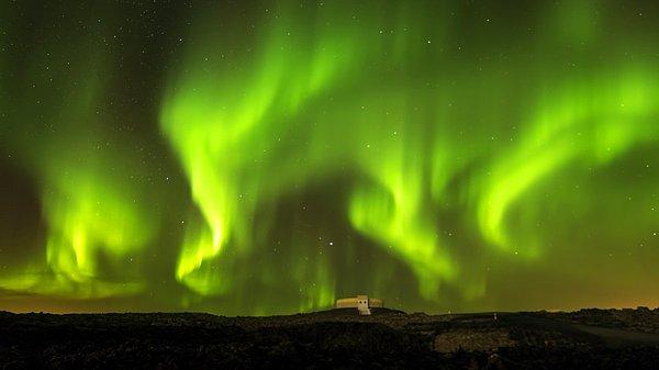 11. Norveç'te muazzam bir doğa olayı, kuzey ışıkları...