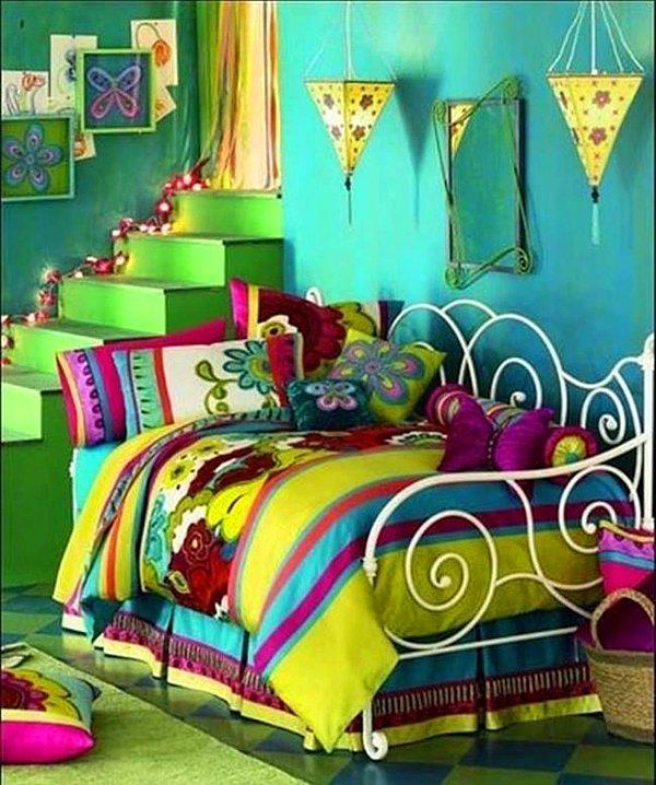 6. Her renk bir enerji yansıtırsa onun odası en enerjik olan olmalı!