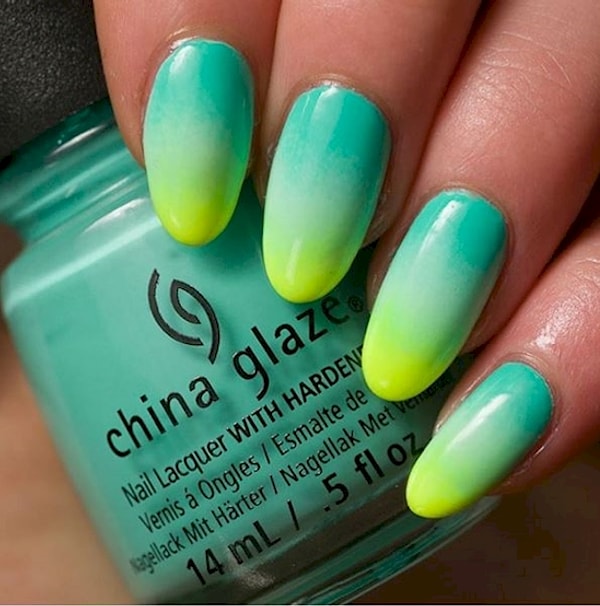 3. Холодные цвета + градиент = идеальный вариант для лета