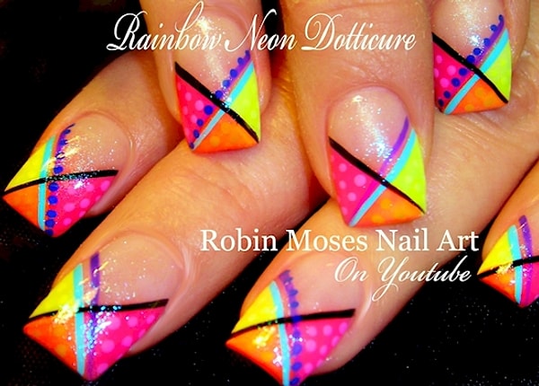 8. Неоновая мозаика