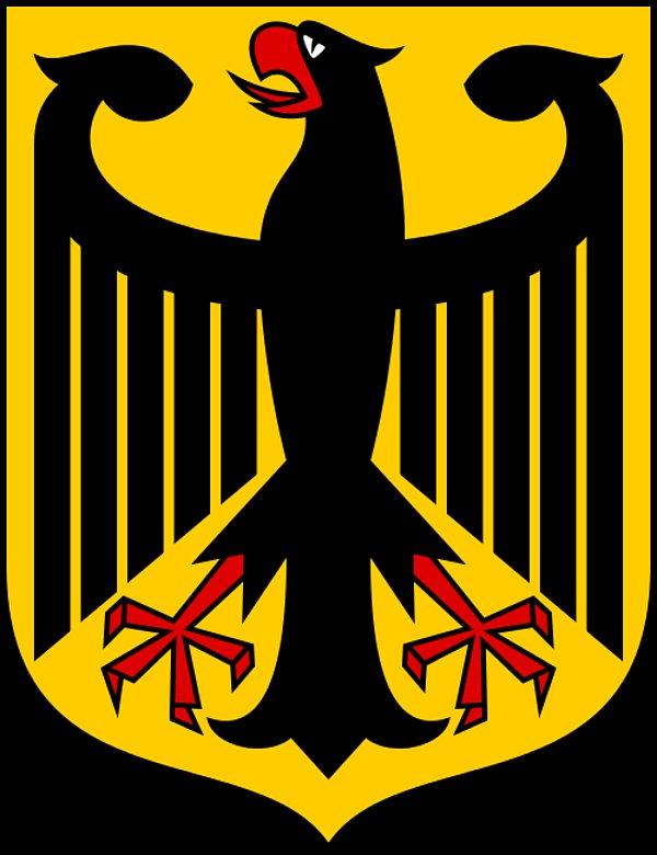 2. Ya da Almanya'nın pek çoklarına tanıdık gelecek olan bu kartallı arması.