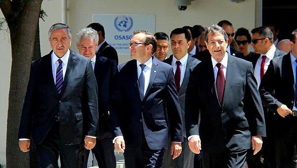 Raporda, Kıbrıs’taki müzakere sürecine de destek ifade ediliyor