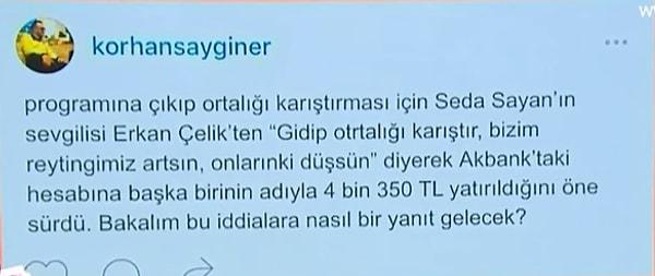 Zuhal Topal'ın eşi Korhan Saygıner de Zekeriya'nın "itiraf" videosu ile ilgili Twitter hesabından bu paylaşımda bulundu