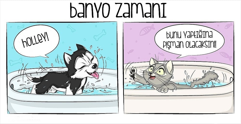 Yalnızca Kedi Veya Köpek Sahibi Olanların Anlayabileceği Birbirinden Güzel 14 Karikatür