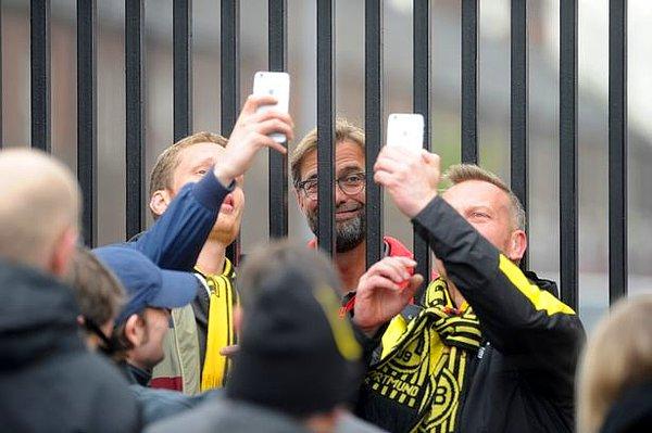 Borussia Dortmund taraftarının kalbinde Klopp'un yerinin bambaşka olduğunun kanıtı.