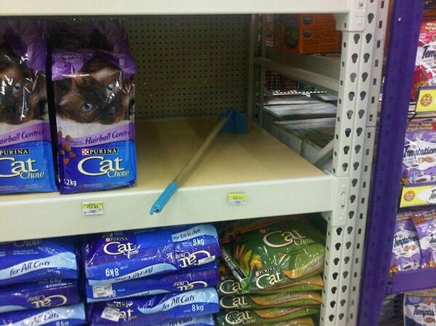 5. And leaving the product that you have decided not to buy in a completely irrelevant section