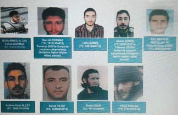 10 Mart 2016 tarihli “gizli” ibareli yazıda, IŞİD’in Türkiye’de etkili ve büyük saldırı yapmayı planladığı belirtilirken saldırıyı gerçekleştirmesi muhtemel militanların fotoğrafları da paylaşıldı