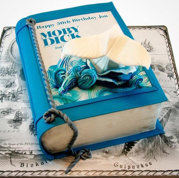 9. Moby Dick temalı bu müthiş pasta ilginizi çekmeye hazır.