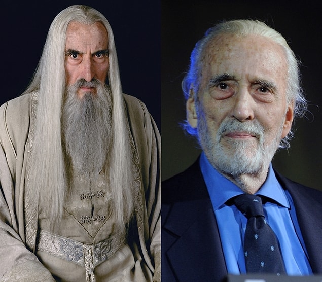 7. Saruman: Christopher Lee